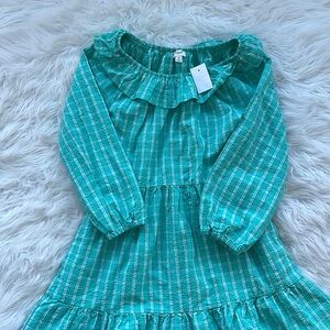 NWT!! J Crew Striped/Plaid Mini Dress
